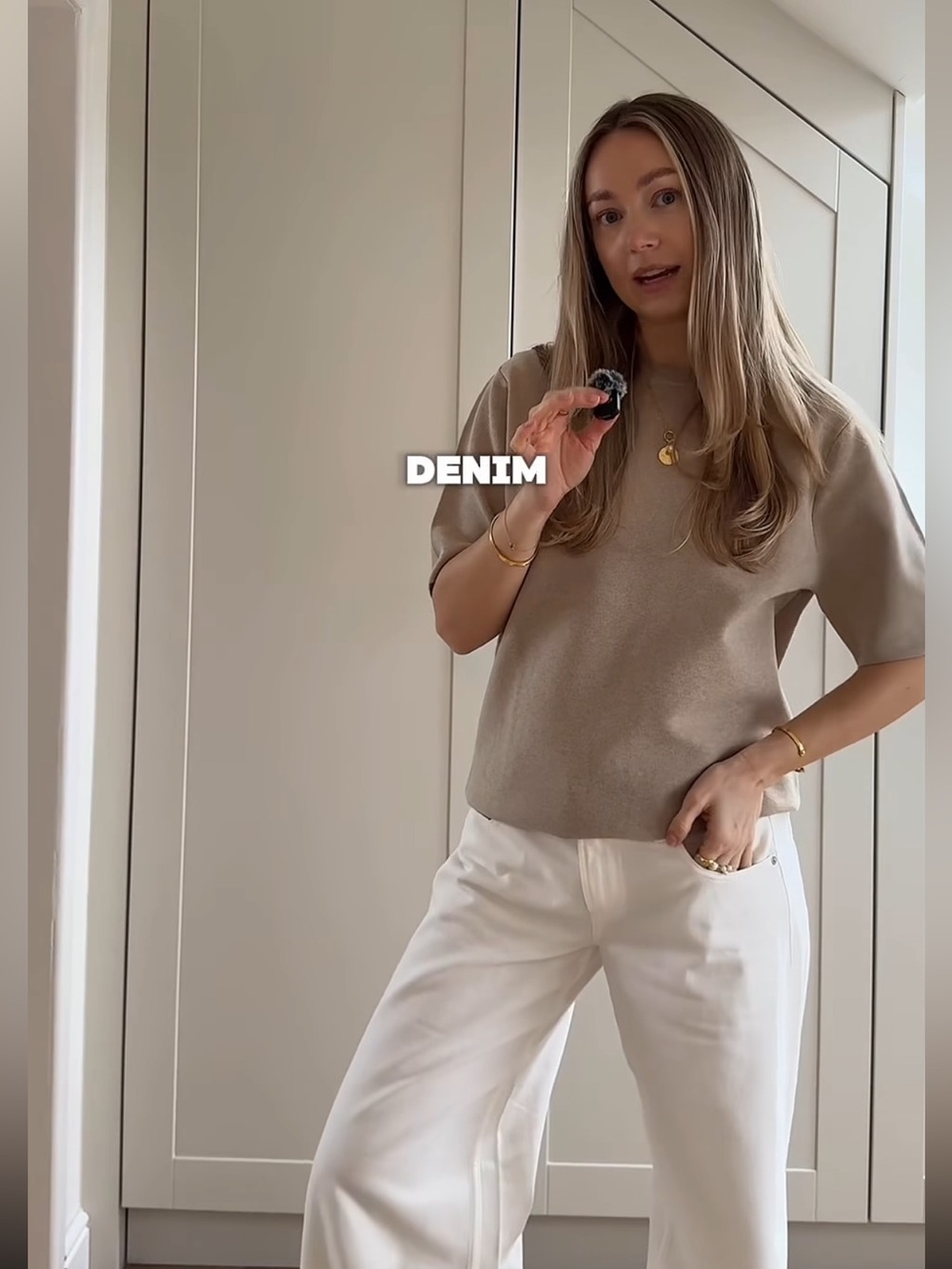 Uniqlo Milano Ribbed Knitted T-shirt